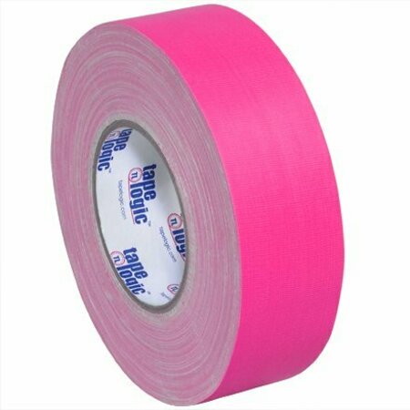 BSC PREFERRED 2'' x 50 yds. Fluorescent Pink Tape Logic 11 Mil Gaffers Tape, 24PK S-12208FP